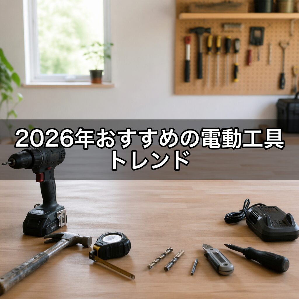 2026年おすすめの電動工具トレンド