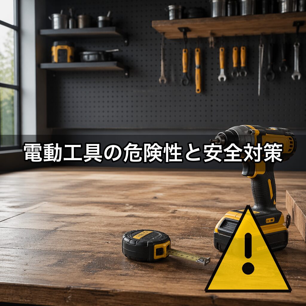 電動工具の危険性と安全対策