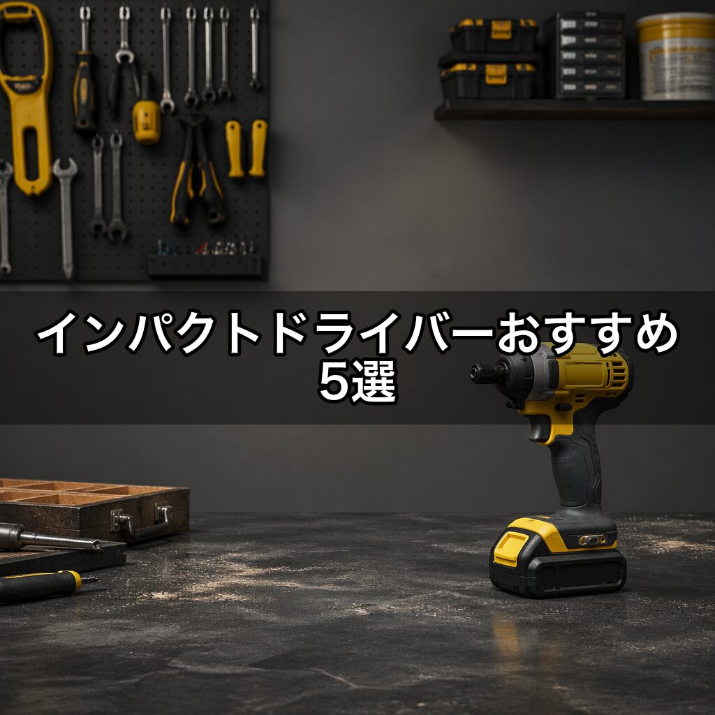 インパクトドライバーおすすめ5選