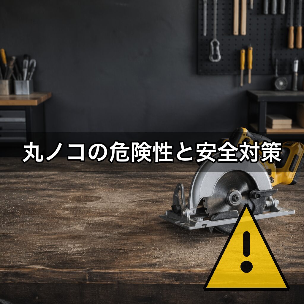 丸ノコの危険性と安全対策