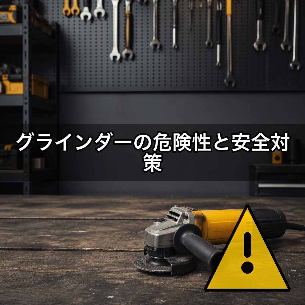 グラインダーの危険性と安全対策