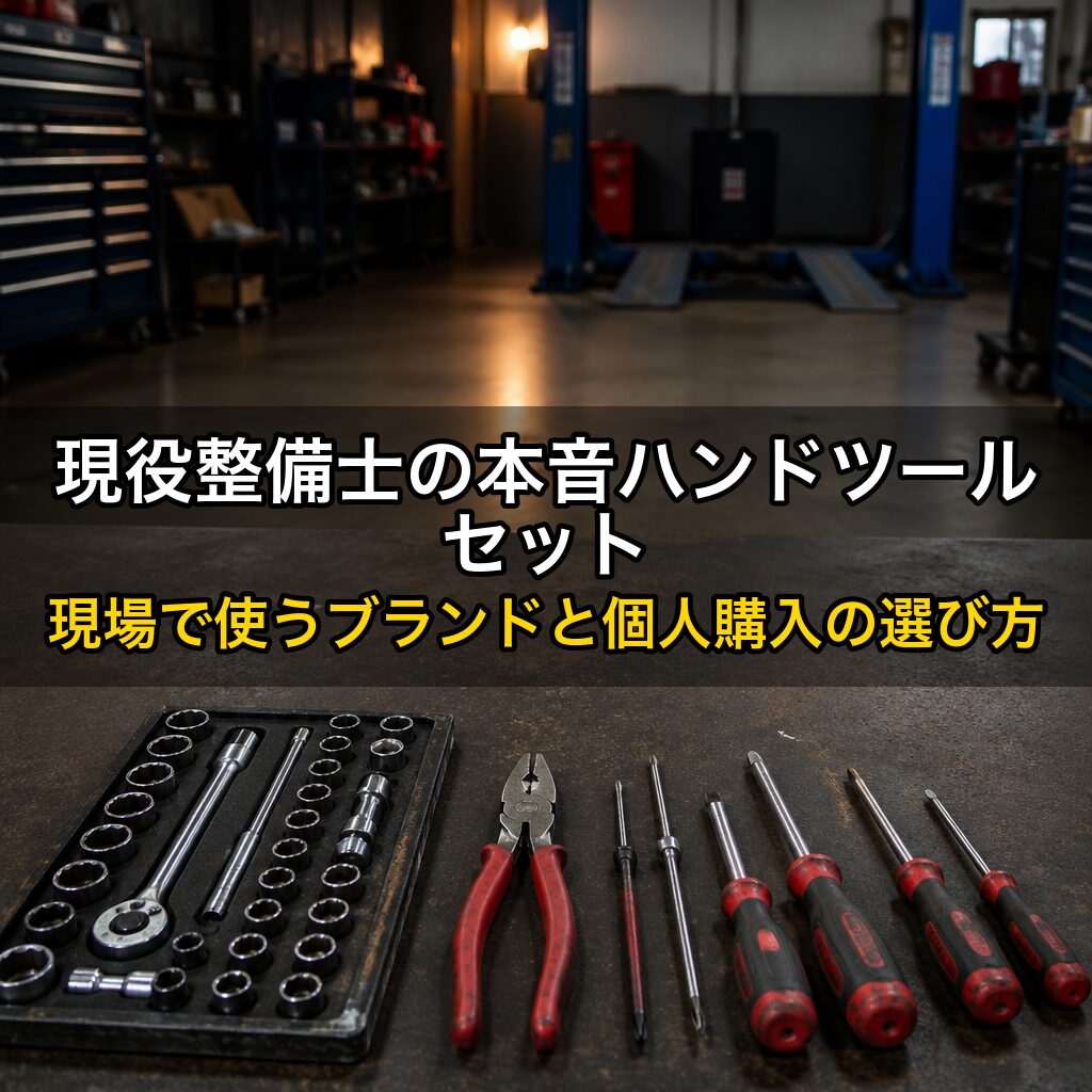 現役整備士の本音ハンドツールセット｜現場で使うブランドと個人購入の選び方