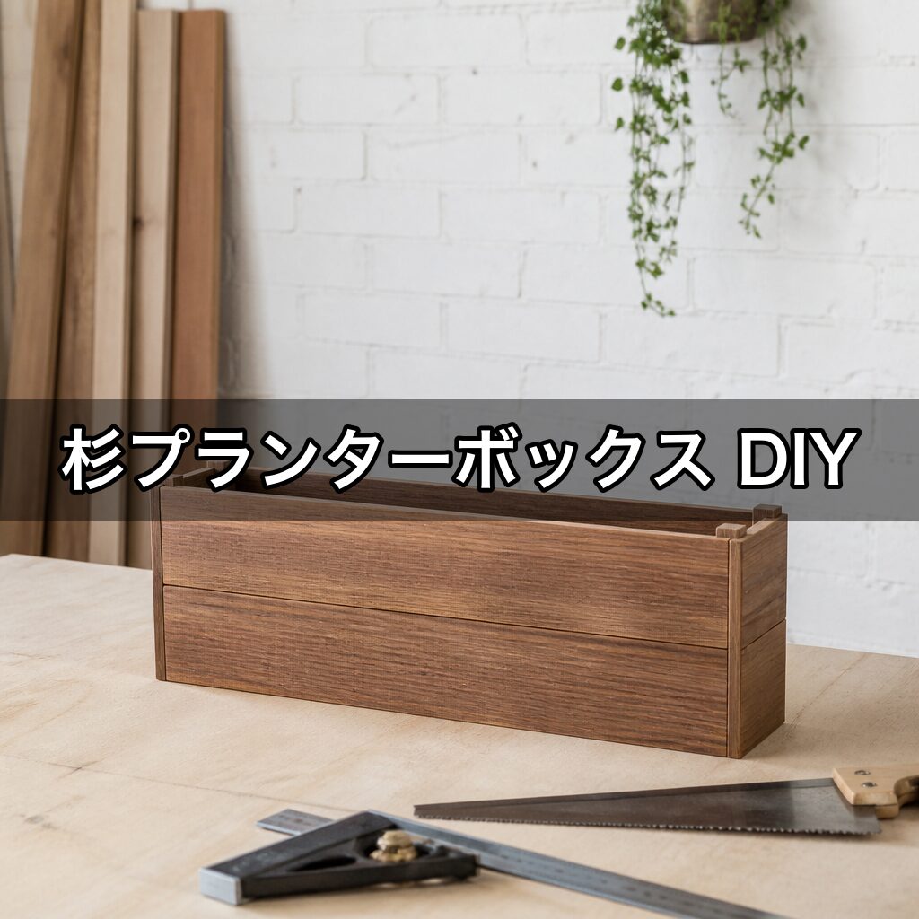 杉プランターボックス DIY