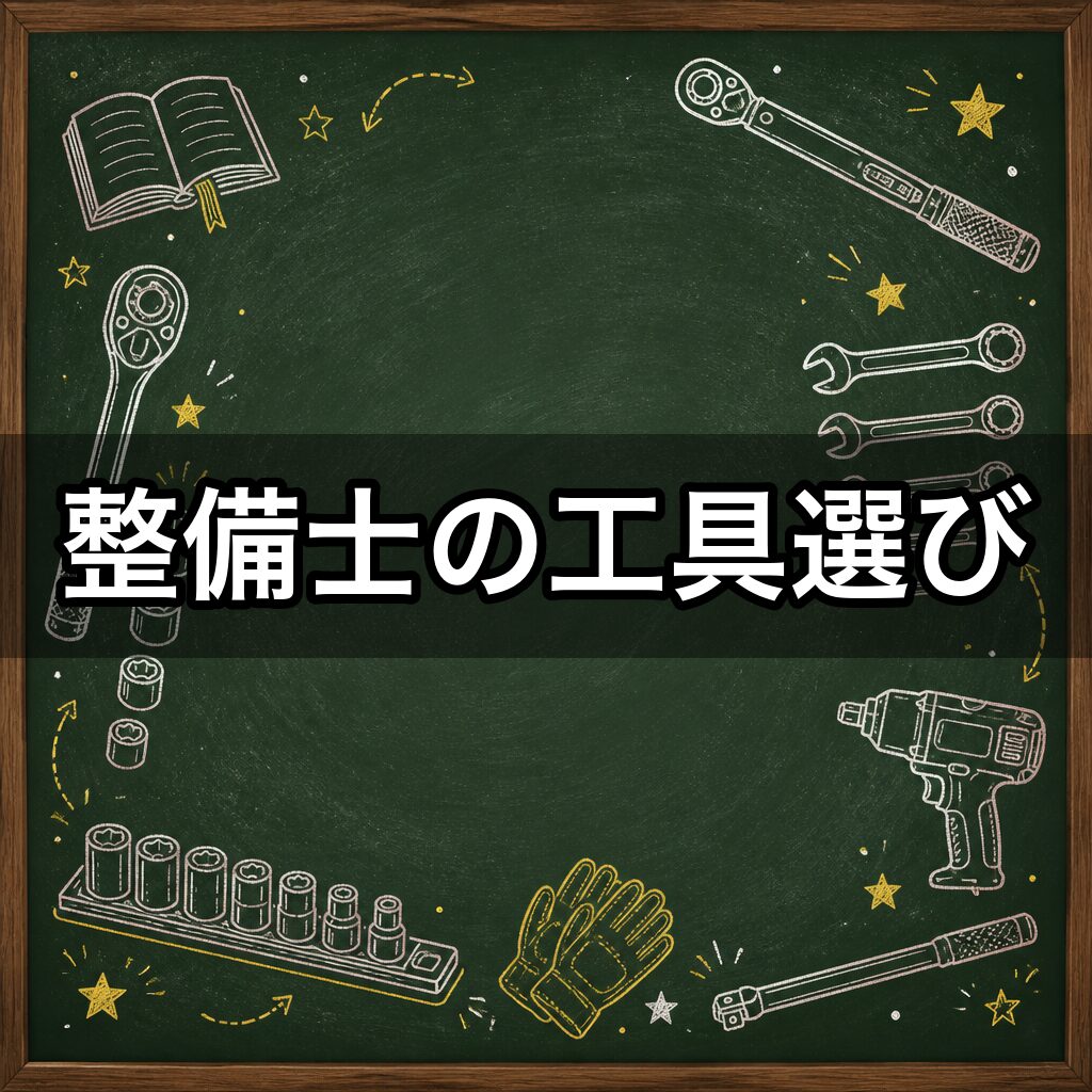 整備士の工具選び