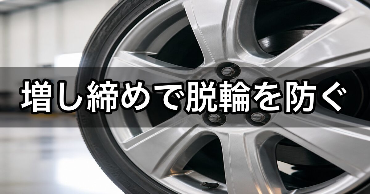 緩んだホイールナットのアップ｜タイヤ交換後の増し締めで脱輪を防ぐ