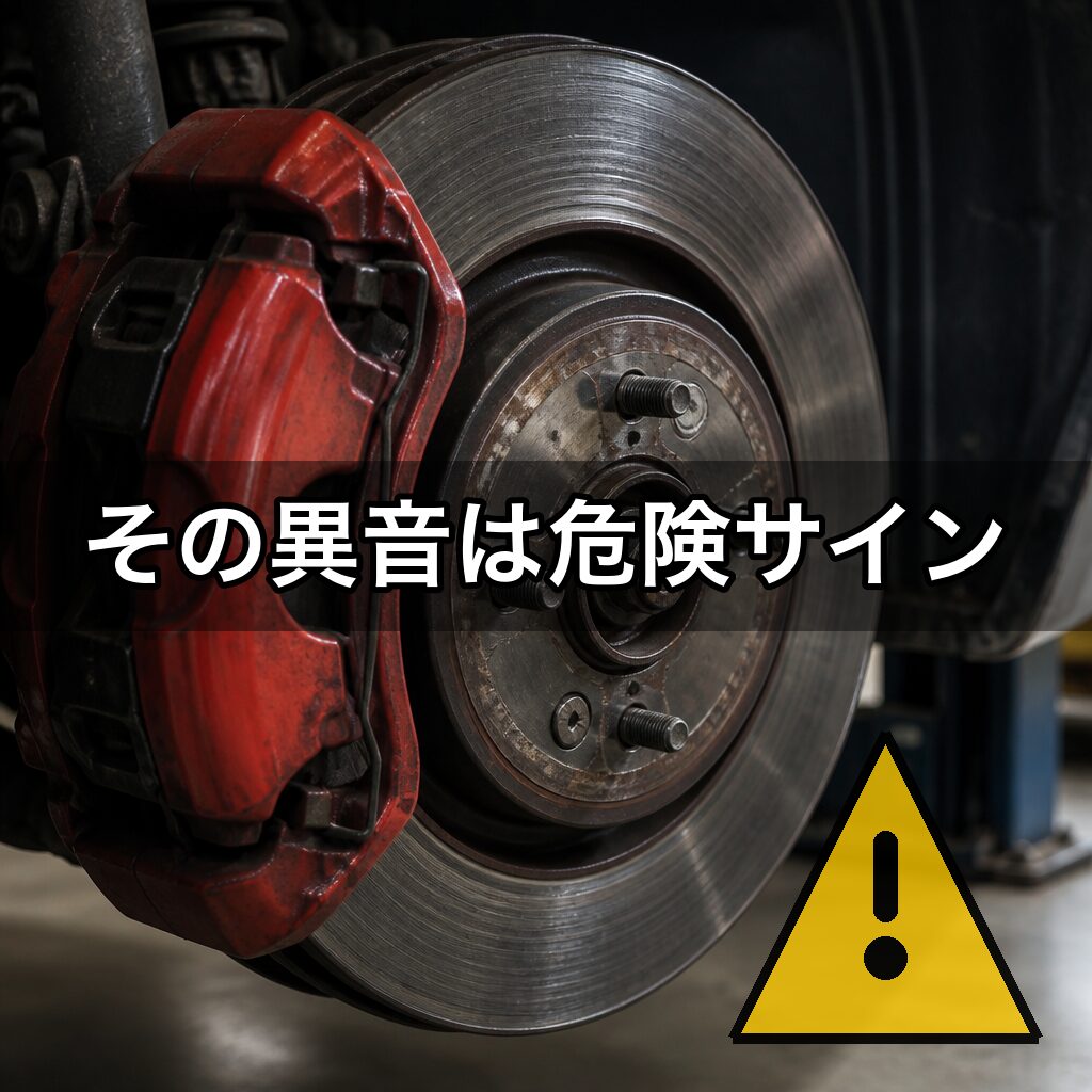 ブレーキの異音は危険サイン｜ディスクブレーキの摩耗